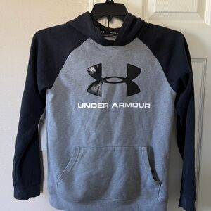 Under Armour Youth XL Black and Gray Hoodie